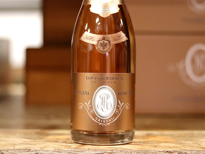 Investment in Cristal Rosé champagne from Louise Roederer