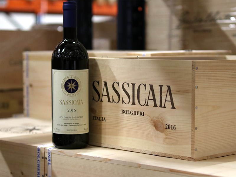 Investment in Italian Sassicaia