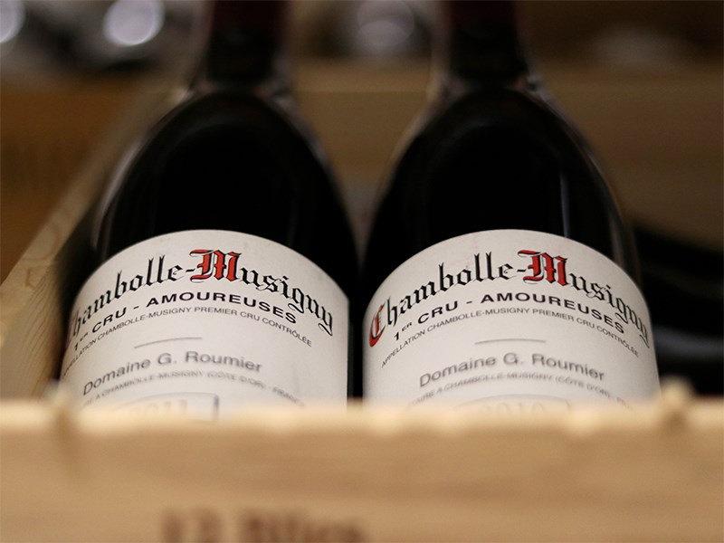 High return on the rare bottles of Roumier Amoureuses