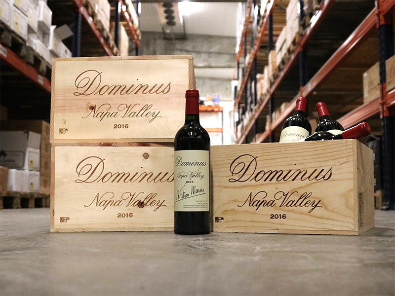 Solid returns on the top wine of Dominus Estate