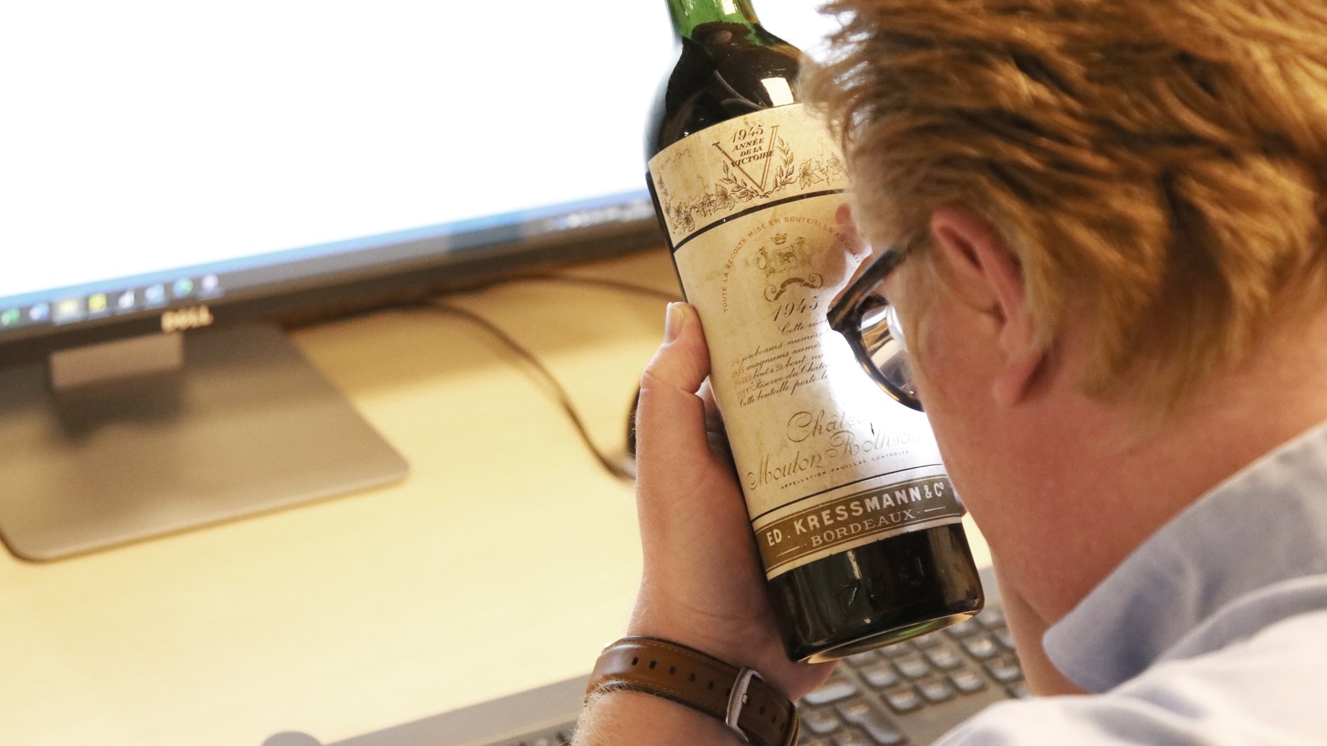Anti-Fraud department confirming the Mouton-Rothschild 1945