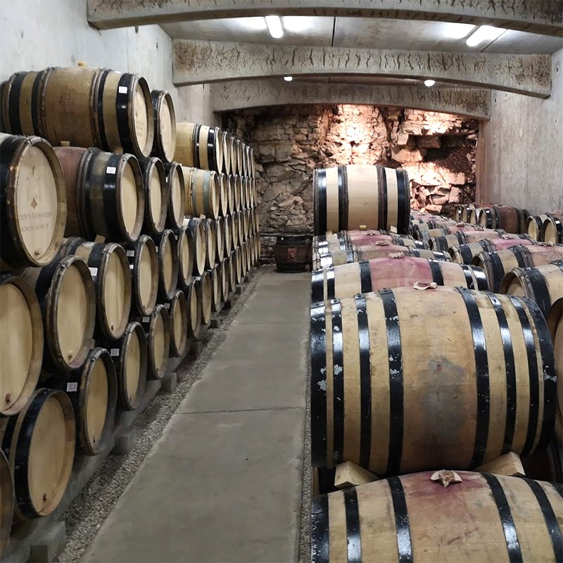 The cellar of Domaine Ponsot