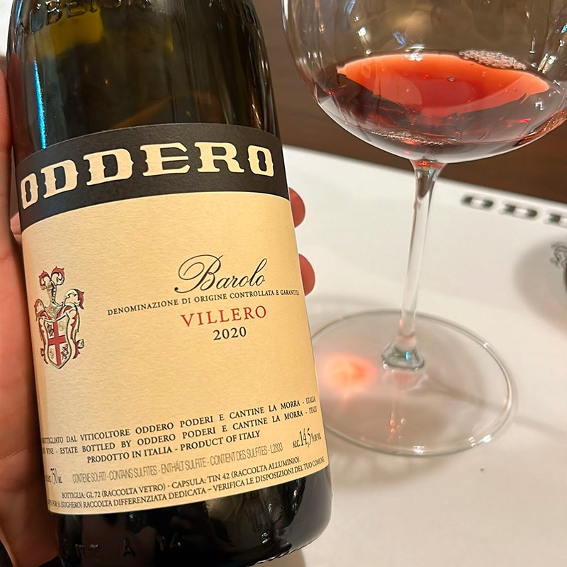From an Oddero tasting in spring 2024. Great wine, but not as critically acclaimed as the 2021 vintage.