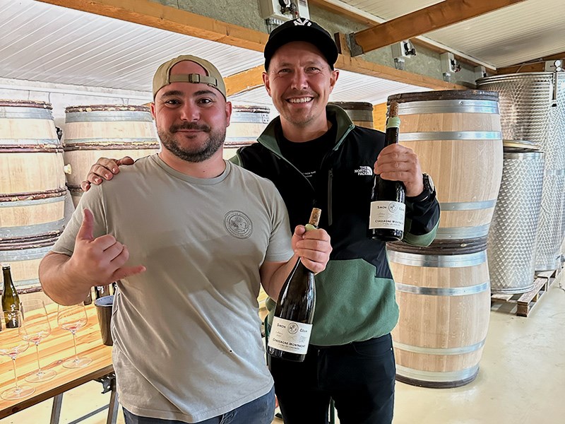 Simon Colin & RareWine founder, Rasmus Nielsen