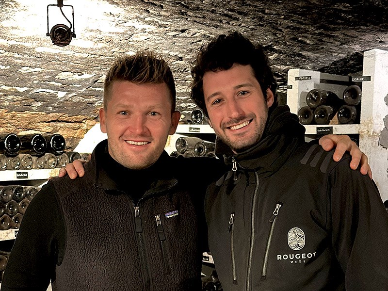 RareWine CEO Mads Jensen & Bastien Coffinet